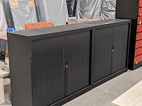 2x roldeurkast, zwart - afbeelding 2 van  9