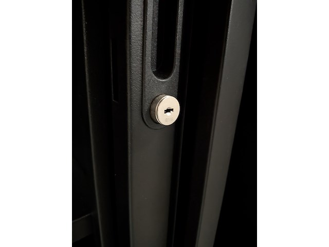 2x roldeurkast, zwart - afbeelding 6 van  9
