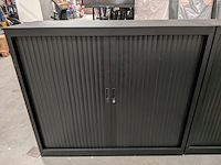 2x roldeurkast, zwart - afbeelding 7 van  9