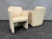 2x rolf benz - design fauteuil met ovale tafel 130x80 - afbeelding 5 van  16