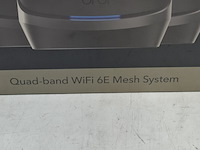 2x router systeem, netgear, orbi black - quad band wifi 6e mesh system - afbeelding 2 van  6