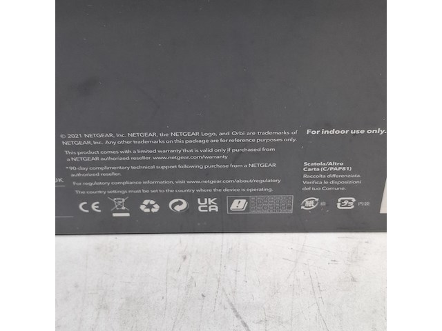 2x router systeem, netgear, orbi black - quad band wifi 6e mesh system - afbeelding 5 van  6