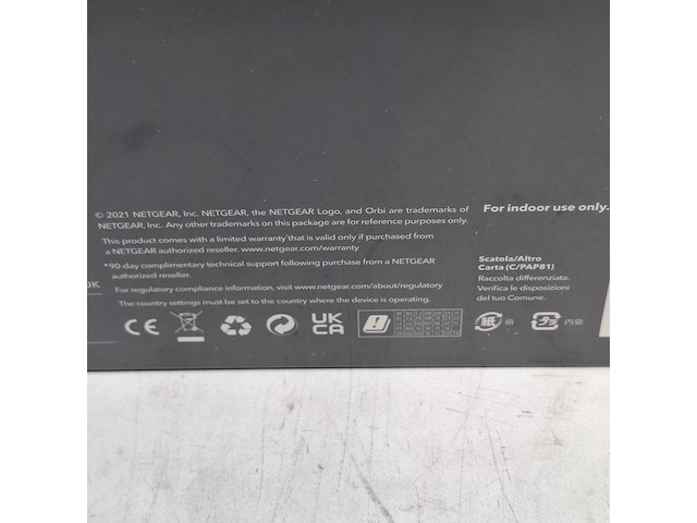 2x router systeem, netgear, orbi black - quad band wifi 6e mesh system - afbeelding 5 van  6