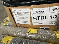 2x rubber en kunststof slangen en vloeistofdichte buis, leebur en sealtite, flexibel, zwart, nieuw - afbeelding 7 van  7