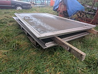 2x rvs deur met sandwichpaneel - afbeelding 2 van  14