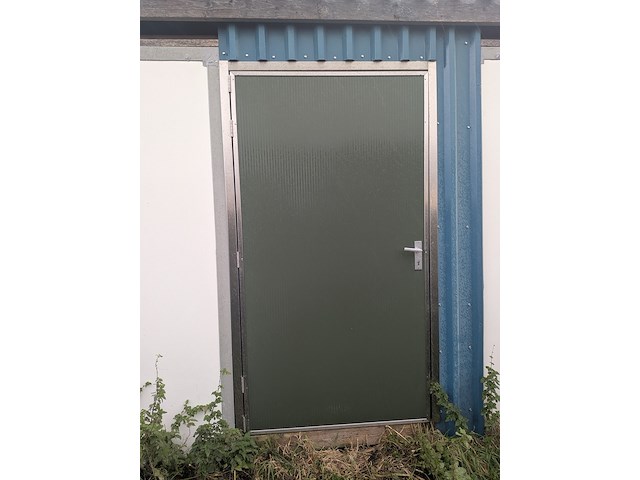 2x rvs deur met sandwichpaneel - afbeelding 3 van  14