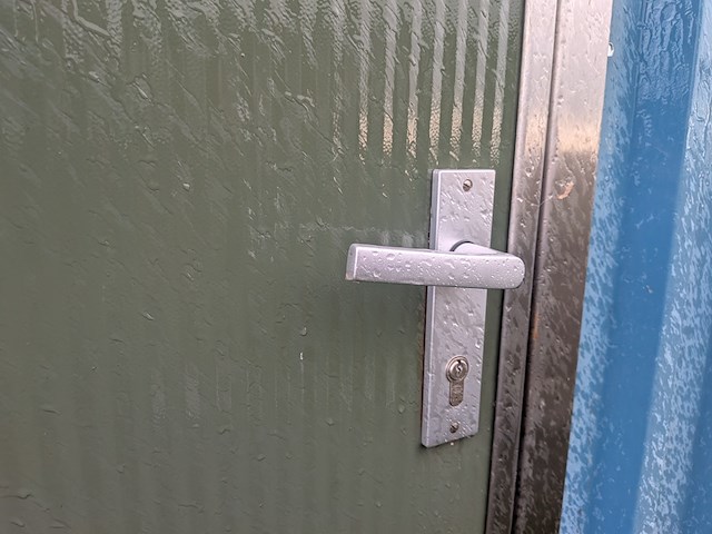 2x rvs deur met sandwichpaneel - afbeelding 5 van  14