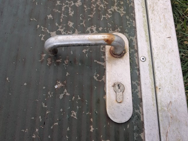 2x rvs deur met sandwichpaneel - afbeelding 12 van  14