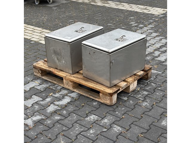 2x rvs kist, tilbox - afbeelding 1 van  9