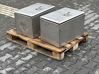 2x rvs kist, tilbox - afbeelding 1 van  9