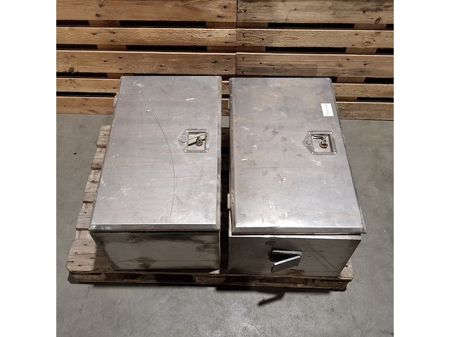 2x rvs materiaal kist - afbeelding 5 van  12