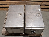 2x rvs materiaal kist - afbeelding 5 van  12