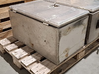 2x rvs materiaal kist - afbeelding 6 van  12
