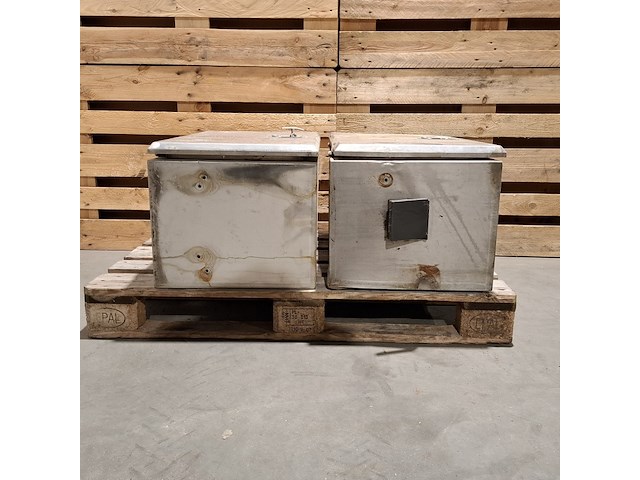 2x rvs materiaal kist - afbeelding 8 van  12