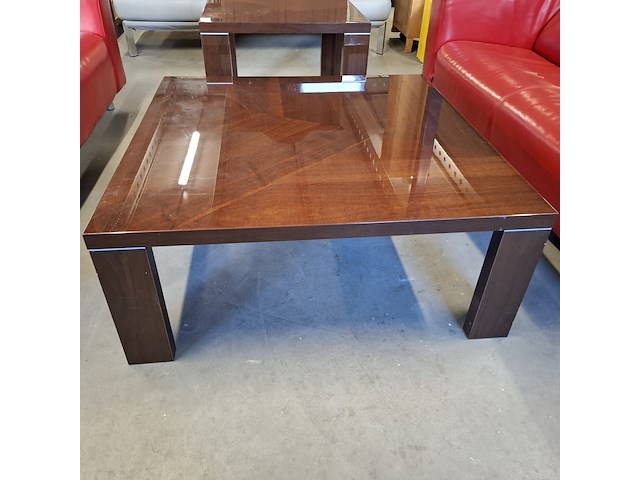 2x salontafel, bruin - afbeelding 3 van  4