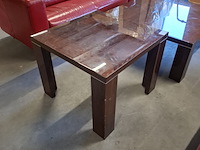 2x salontafel, bruin - afbeelding 4 van  4