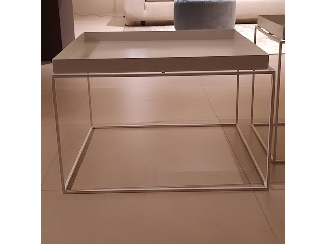 2x salontafel hay, tray table, wit - afbeelding 6 van  10