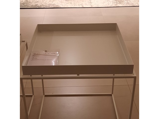 2x salontafel hay, tray table, wit - afbeelding 9 van  10