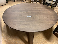 2x salontafel, passe partout, tube, bruin, 100cm en 75cm - afbeelding 1 van  5