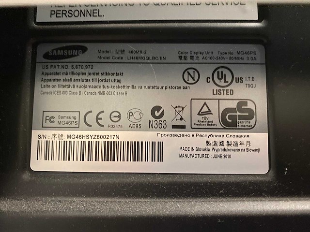 2x samsung 460mx-2 - 46" lcd flat panel display met statief - afbeelding 2 van  22