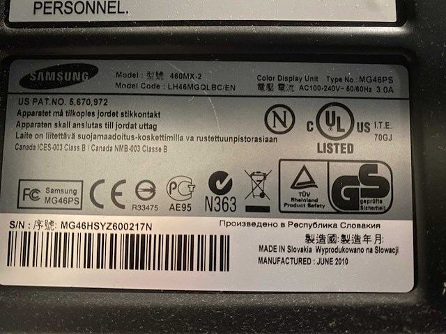 2x samsung 460mx-2 - 46" lcd flat panel display met statief - afbeelding 3 van  22