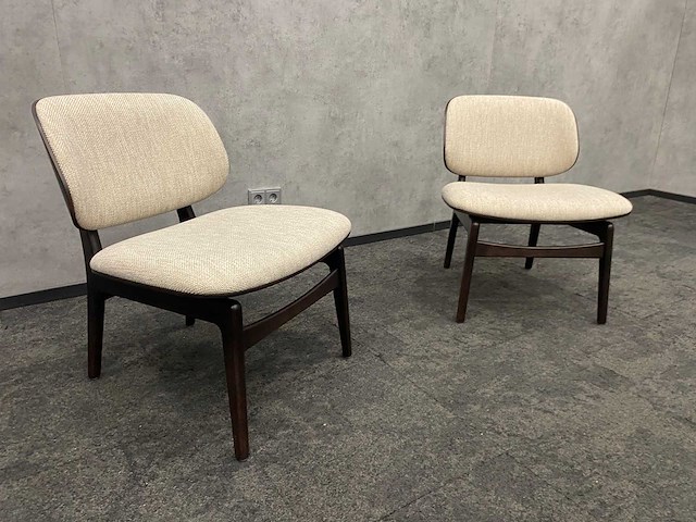 2x satelliet - design fauteuil - beige - afbeelding 1 van  10