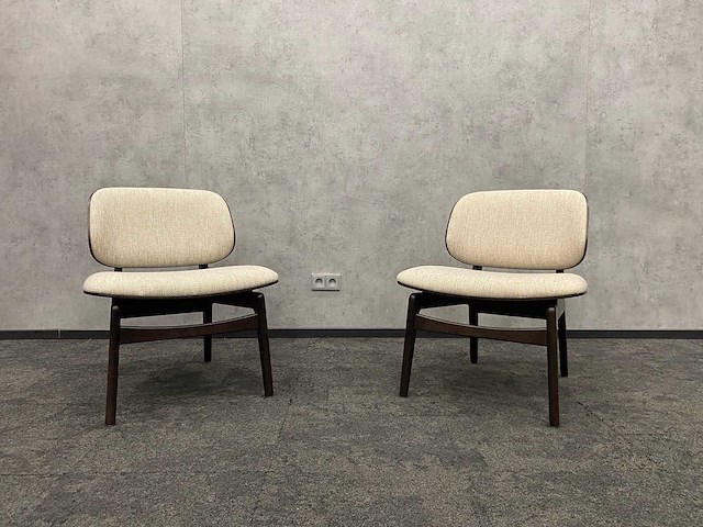 2x satelliet - design fauteuil - beige - afbeelding 5 van  10