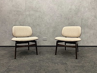 2x satelliet - design fauteuil - beige - afbeelding 5 van  10