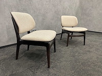 2x satelliet - design fauteuil - beige - afbeelding 6 van  10