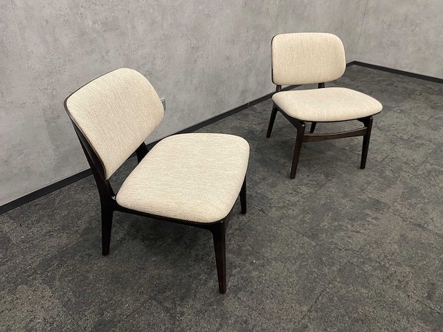 2x satelliet - design fauteuil - beige - afbeelding 7 van  10