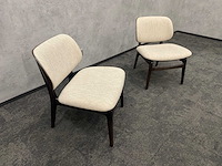 2x satelliet - design fauteuil - beige - afbeelding 7 van  10