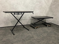 2x 'schaar' zit-sta slinger bureau 160x80 - afbeelding 1 van  13