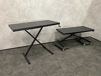 2x 'schaar' zit-sta slinger bureau 160x80 - afbeelding 7 van  13