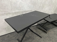 2x 'schaar' zit-sta slinger bureau 160x80 - afbeelding 10 van  13