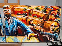 2x schilderij, jorik barteling, 2003 - afbeelding 2 van  8