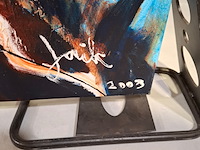 2x schilderij, jorik barteling, 2003 - afbeelding 4 van  8