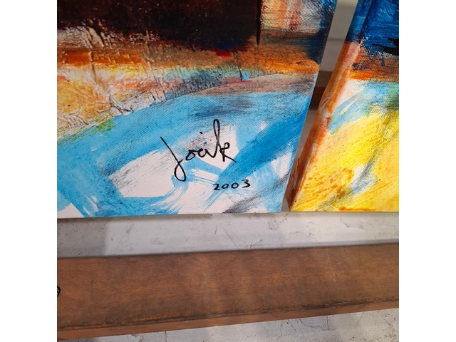 2x schilderij, jorik barteling, 2003 - afbeelding 5 van  8