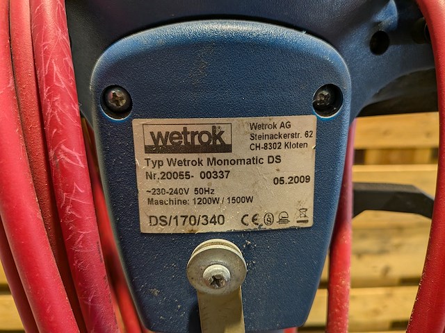 2x schrobmachine, wetrok, monomatic ds, 2009 - afbeelding 5 van  17