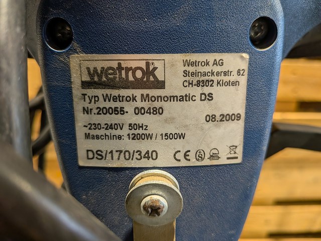 2x schrobmachine, wetrok, monomatic ds, 2009 - afbeelding 16 van  17