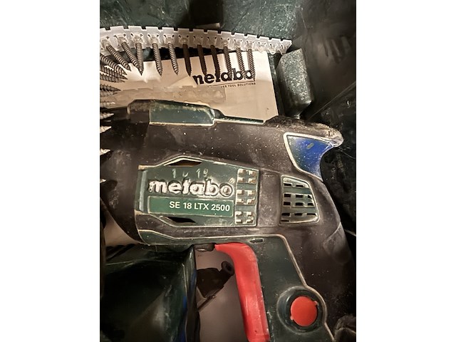 2x schroefmachine metabo, se18ltx2500 - afbeelding 3 van  7