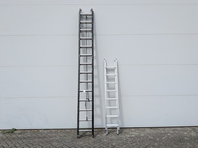 2x schuifladder, o.a. roossien - afbeelding 1 van  11
