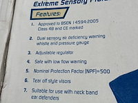 2x scorpion helm voor kogelstralen en gritstralen, surpreme visors - afbeelding 3 van  3