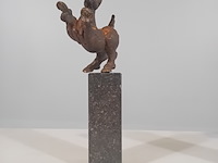 2x sculptuur, mohana van den kroonenberg , carlos i en adriaan ii, 1997, mohana van den kroonenberg , carlos i en adriaan ii, 1997 - afbeelding 7 van  9