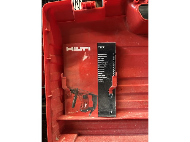 2x sds plus boorhamer met snoer in koffer hilti, te 7 - afbeelding 2 van  11
