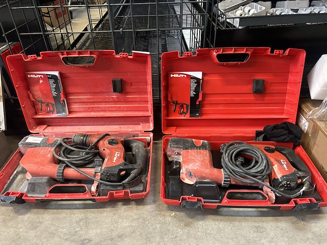 2x sds plus boorhamer met snoer in koffer hilti, te 7 - afbeelding 1 van  11