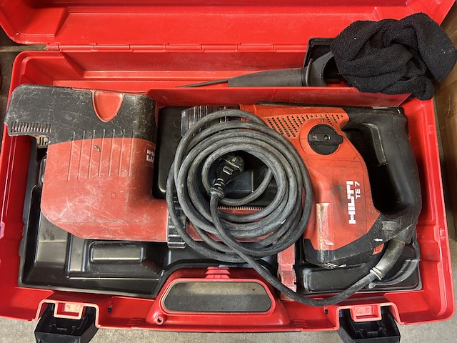 2x sds plus boorhamer met snoer in koffer hilti, te 7 - afbeelding 4 van  11
