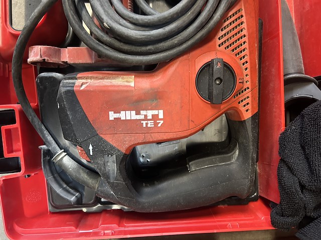 2x sds plus boorhamer met snoer in koffer hilti, te 7 - afbeelding 5 van  11