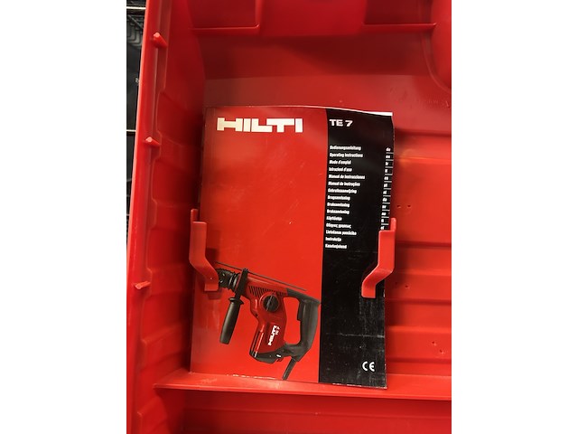 2x sds plus boorhamer met snoer in koffer hilti, te 7 - afbeelding 7 van  11