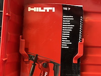 2x sds plus boorhamer met snoer in koffer hilti, te 7 - afbeelding 7 van  11