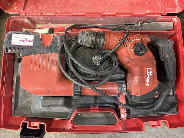 2x sds plus boorhamer met snoer in koffer hilti, te 7 - afbeelding 9 van  11